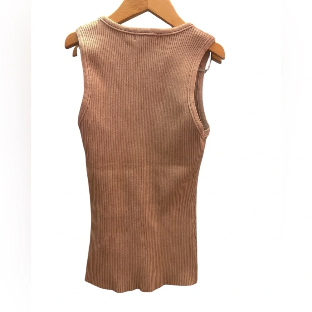 Immodel Rhinestone CUT Out Ribbed Top - Picture 5 of 5